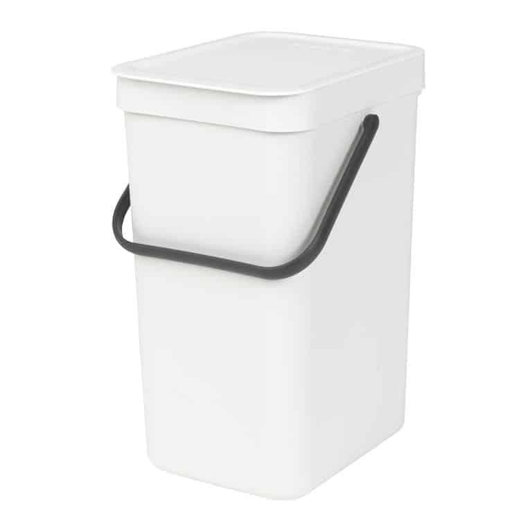 Brabantia Sort & Go poubelle 12 litres - White