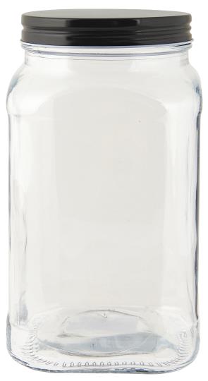 IB Laursen - vierkante glazen voorraadpot - 1200 ml