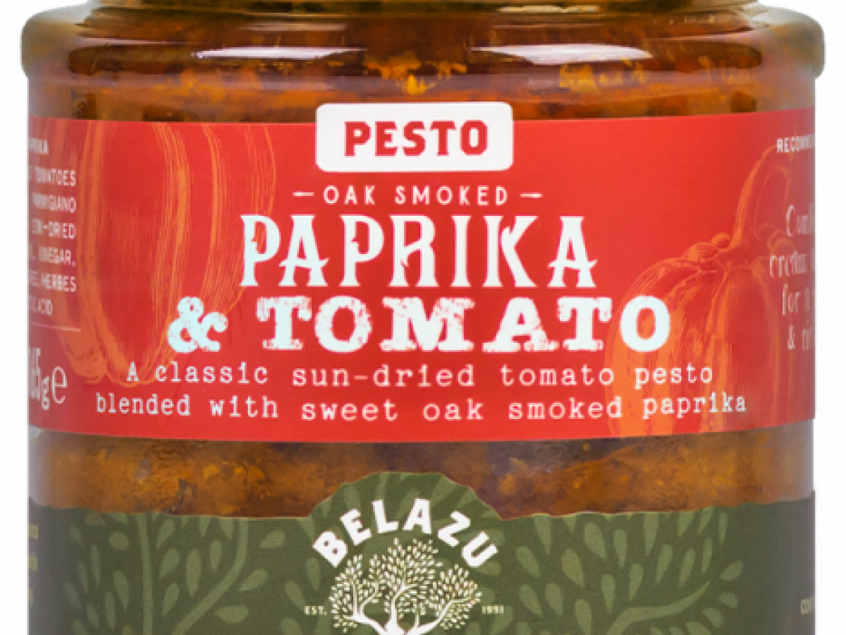 Verbaasd onze ondersteboven Belazu - oak smoked paprika & tomato pesto - 165 gr - K'OOK!