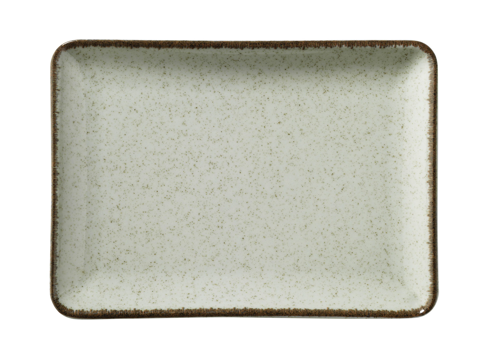 Kitchen Trend - Ocean rechthoekige schaal zeegroen - 23 x 17 cm