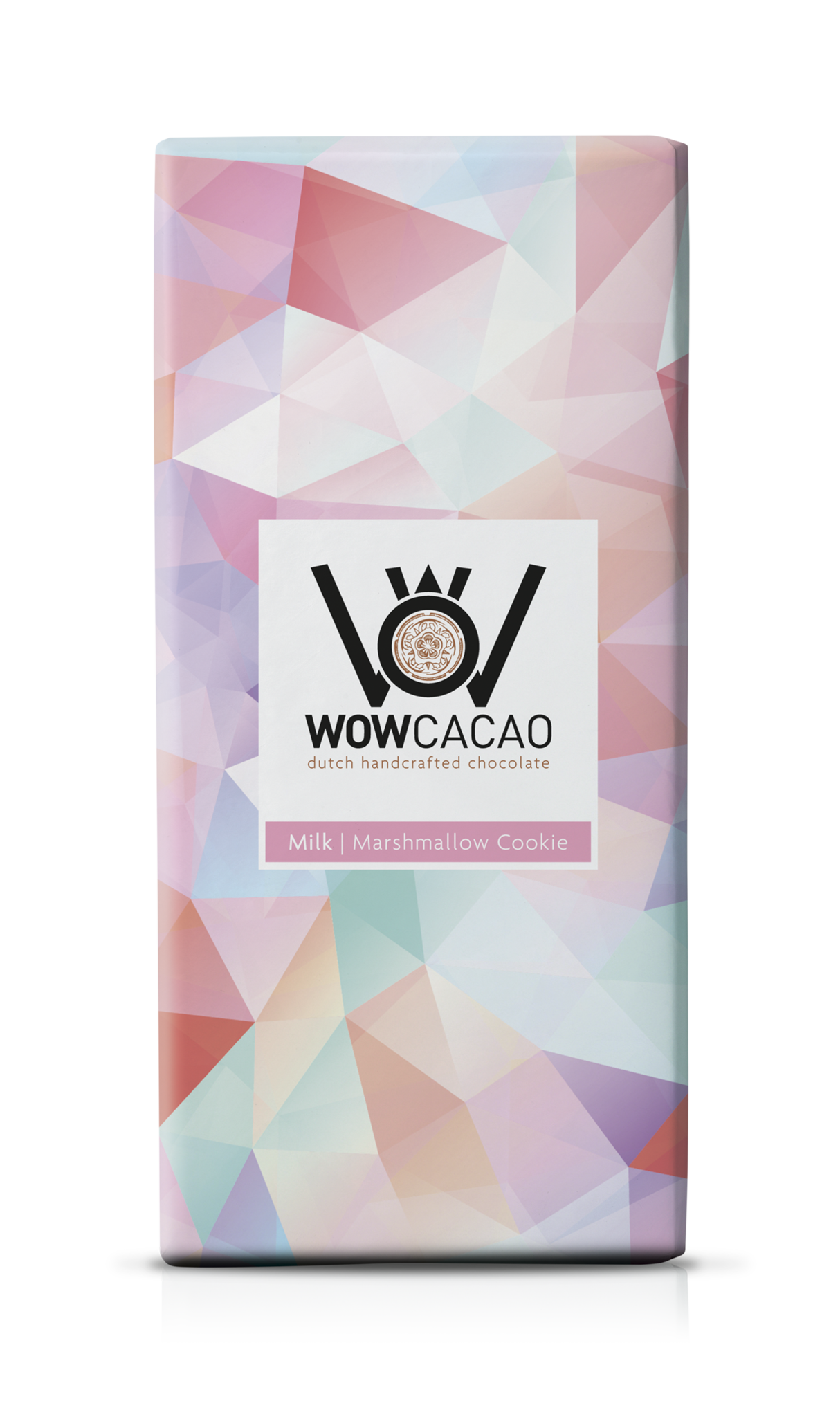 WOW Cacao - chocoladereep melk - marshmallow cookie