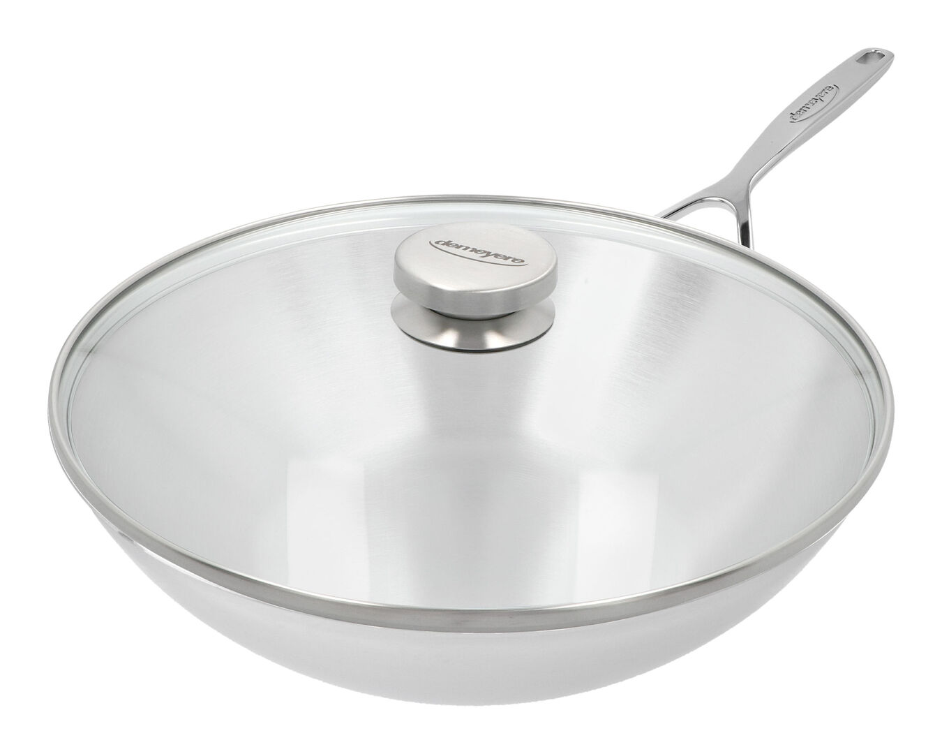 Achternaam dik zout Demeyere - Intense 5 wok 30 cm - met gratis deksel - K'OOK!