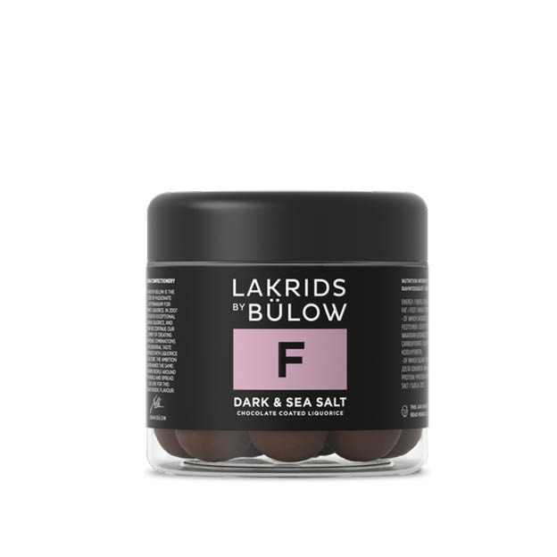 Lakrids - drop met chocolade - F: dark & seasalt - 125 gram