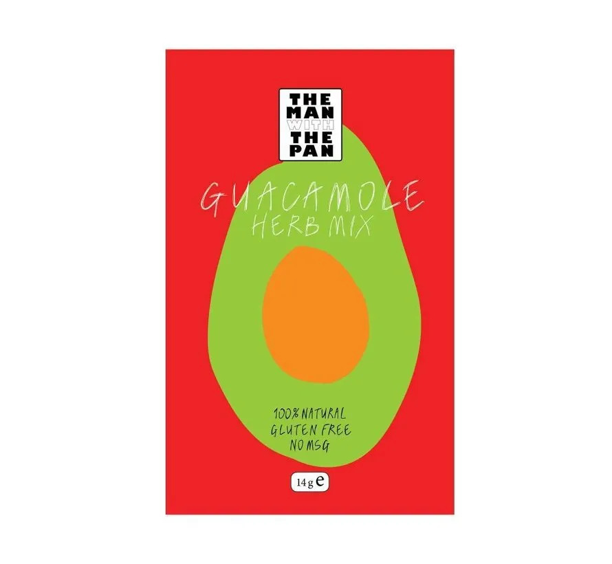 The man with the pan - guacamole kruidenmix - 14 gram