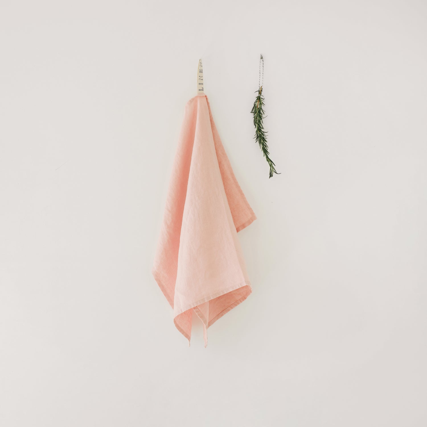 Linen Tales - linnen theedoek - misty rose - 45 x 65 cm