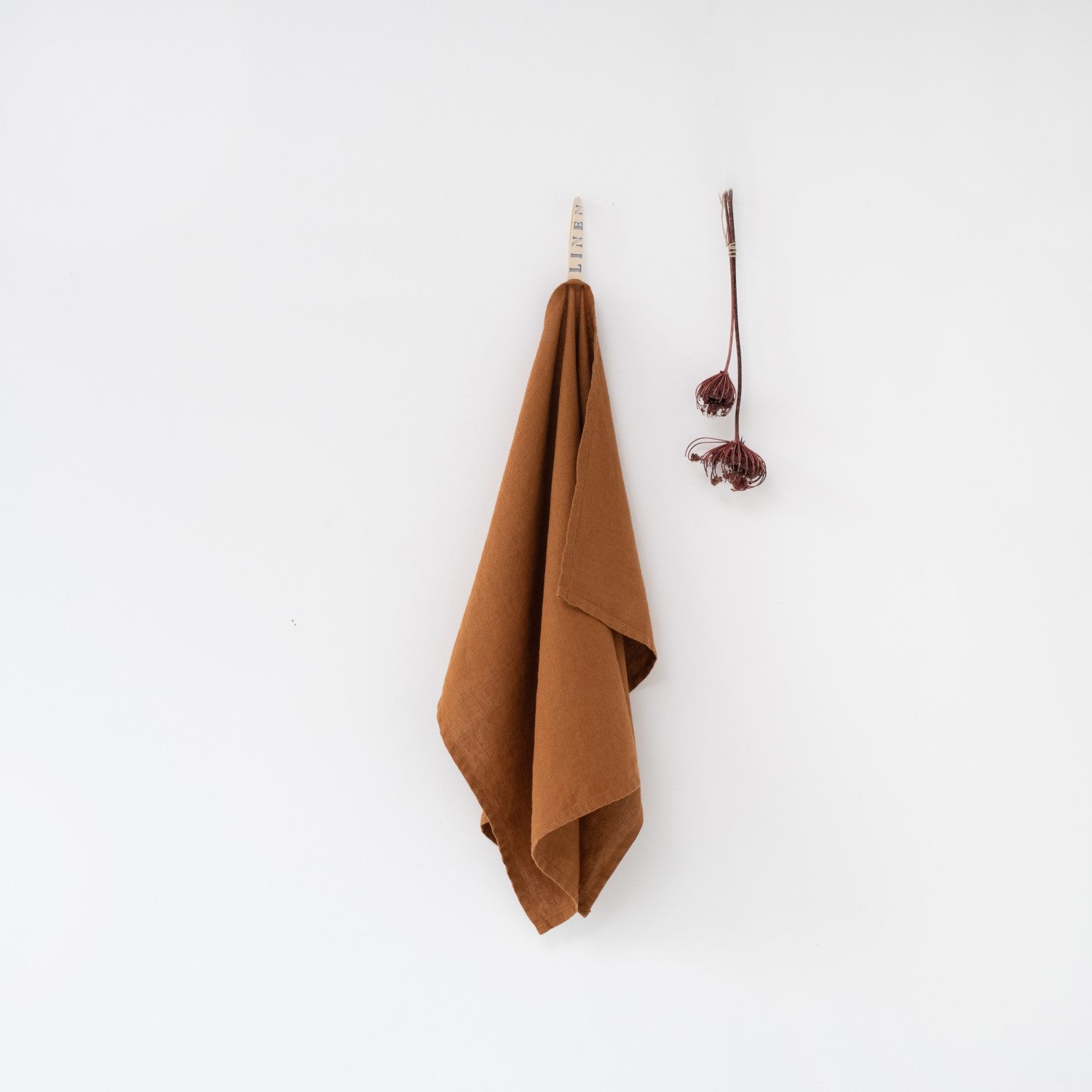 Linen tales - linnen theedoek - hazelnut - 45 x 65 cm