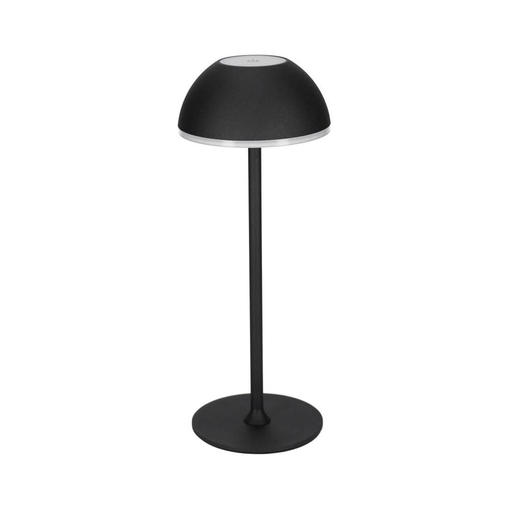 JENS LIVING - LED Tafellamp zwart - Ø 11 x 28,5 cm