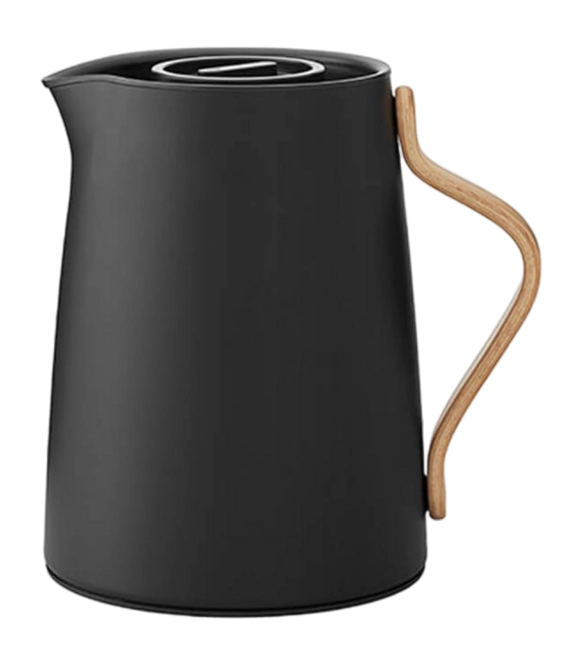 Stelton Emma Theekan Met Filter 1 Liter Mat Zwart