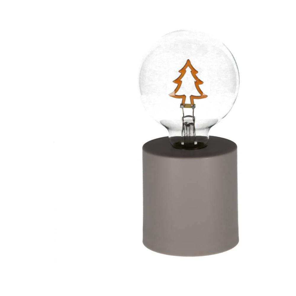 Jens Living - tafellamp kerstboom - grijs - 17 cm